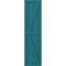 Ekena Millwork Americraft 4-Board Wood 2 Equal Panel Frmd Board-n-Batten Shutters w/Dbl Z-Bar, ARW102BF414X36ANH, PR ARW102BF414X36ANH - alternate 6
